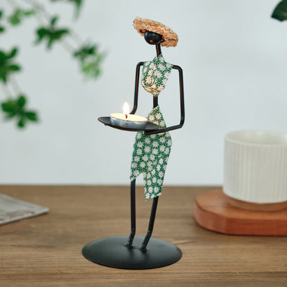 Figurative Iron Tea Light Holders
