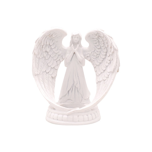 Angel Wings Resin Candle Holder