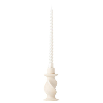 Spiral Ceramic Taper Candle Holder
