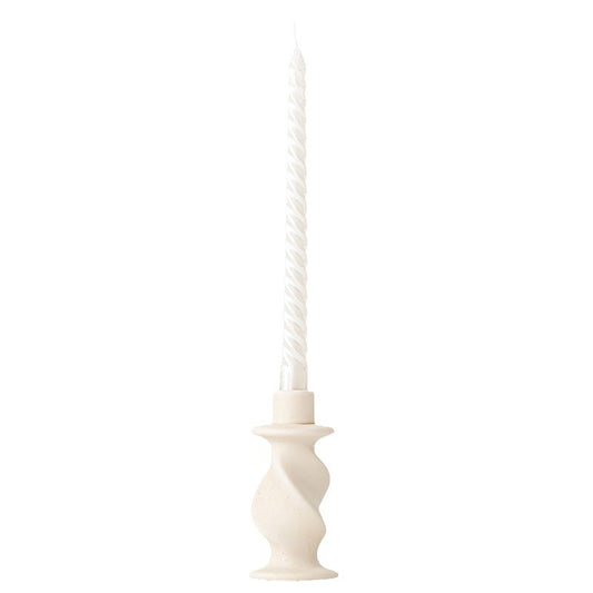 Spiral Ceramic Taper Candle Holder