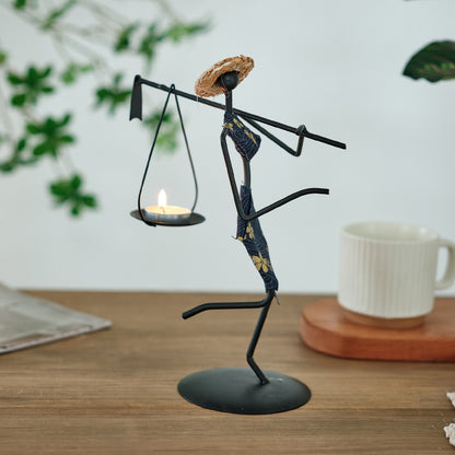 Figurative Iron Tea Light Holders
