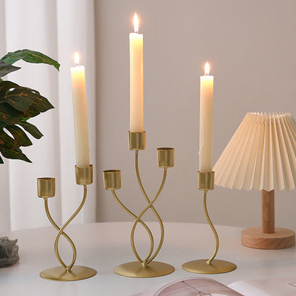 Branch Style 3-Arm Candle Holder
